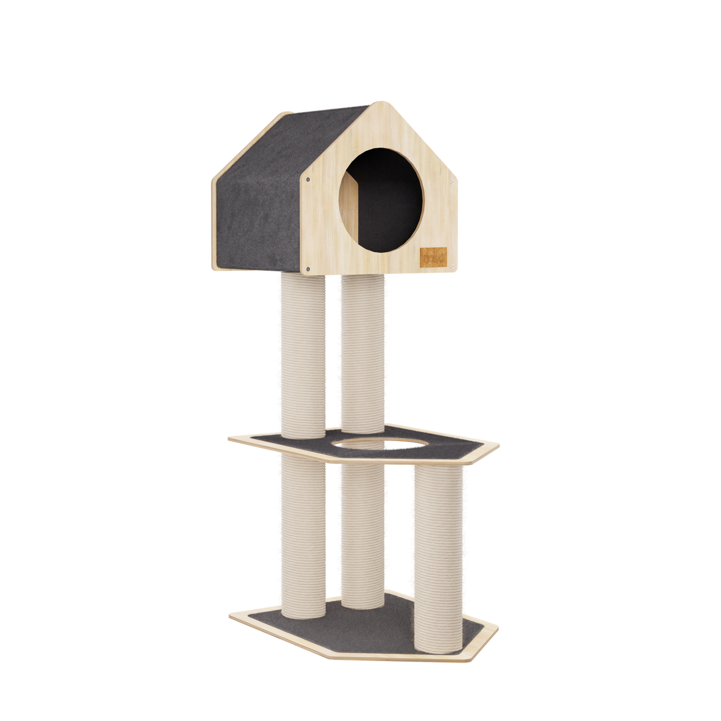 Arbre à Chat Condo Deluxe – Aire de Jeu Design et Écologique