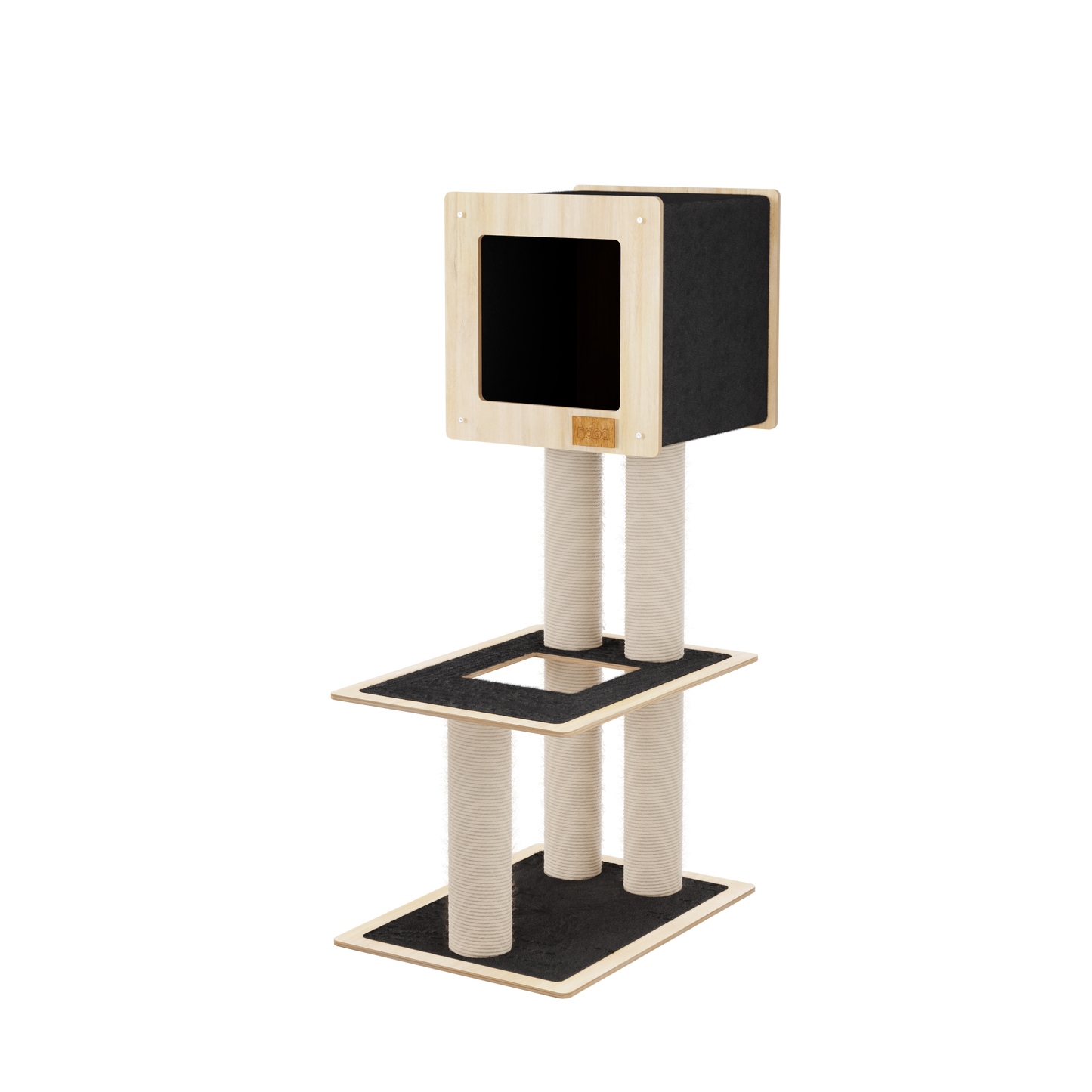 Arbre à Chat Deluxe The Hut – Aire de Jeu Écologique et Design