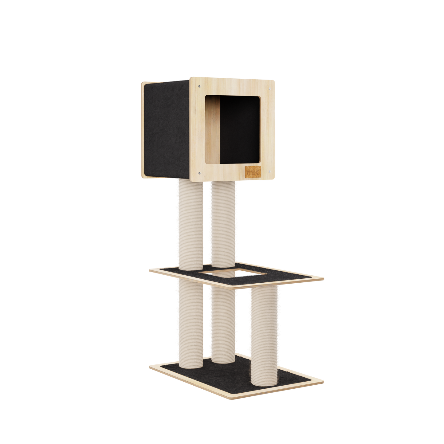 Arbre à Chat Deluxe The Hut – Aire de Jeu Écologique et Design