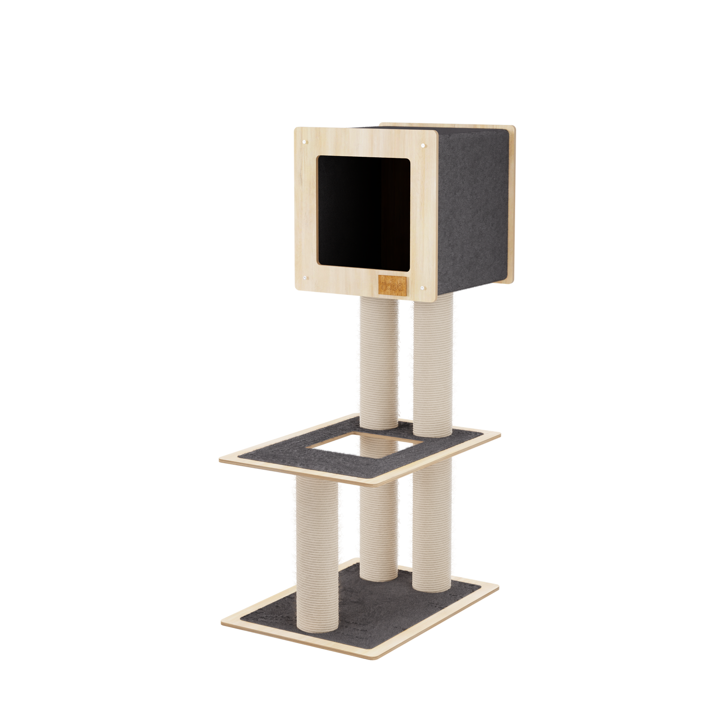 Arbre à Chat Deluxe The Hut – Aire de Jeu Écologique et Design