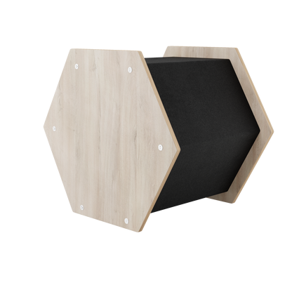 Maison pour Chat Hexagonale – Design Moderne et Surface à Griffer