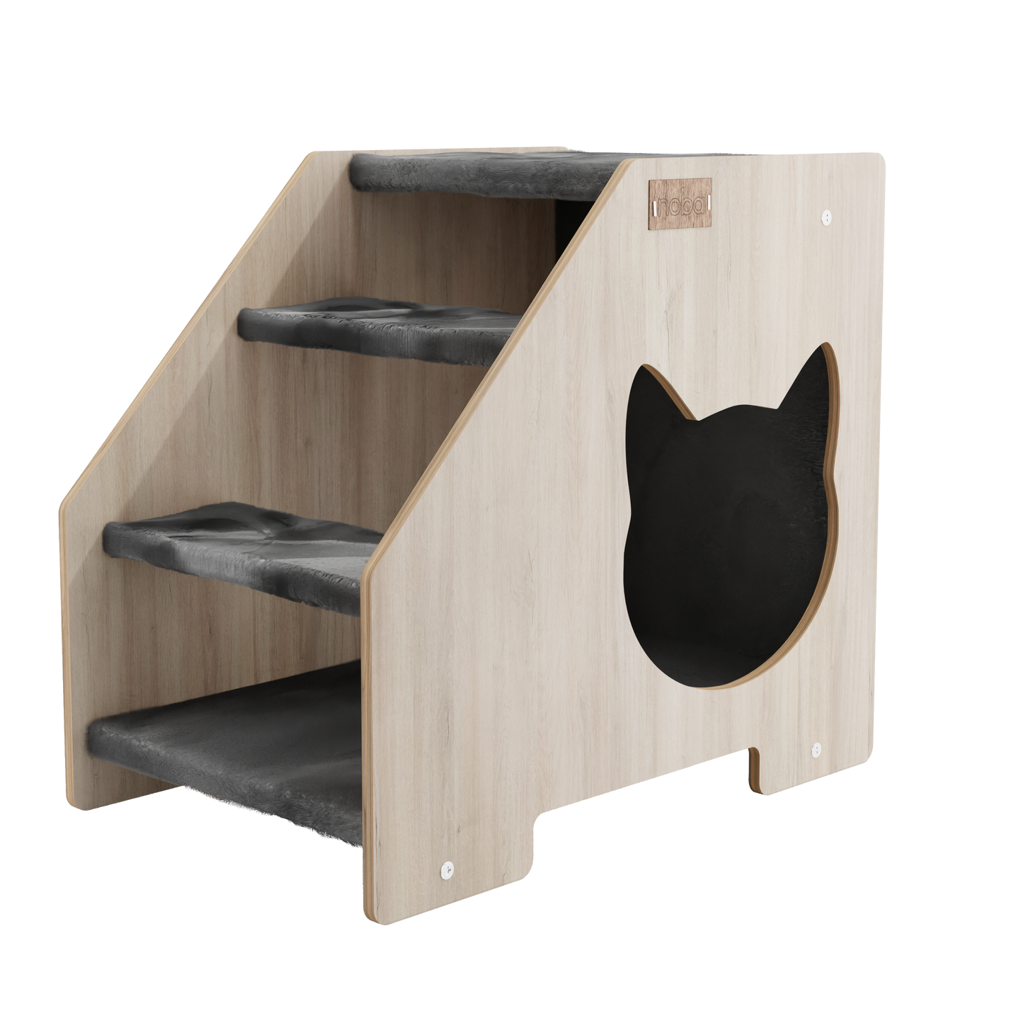 Cachette Escalier – Confort et Jeu pour Chats et Petits Chiens