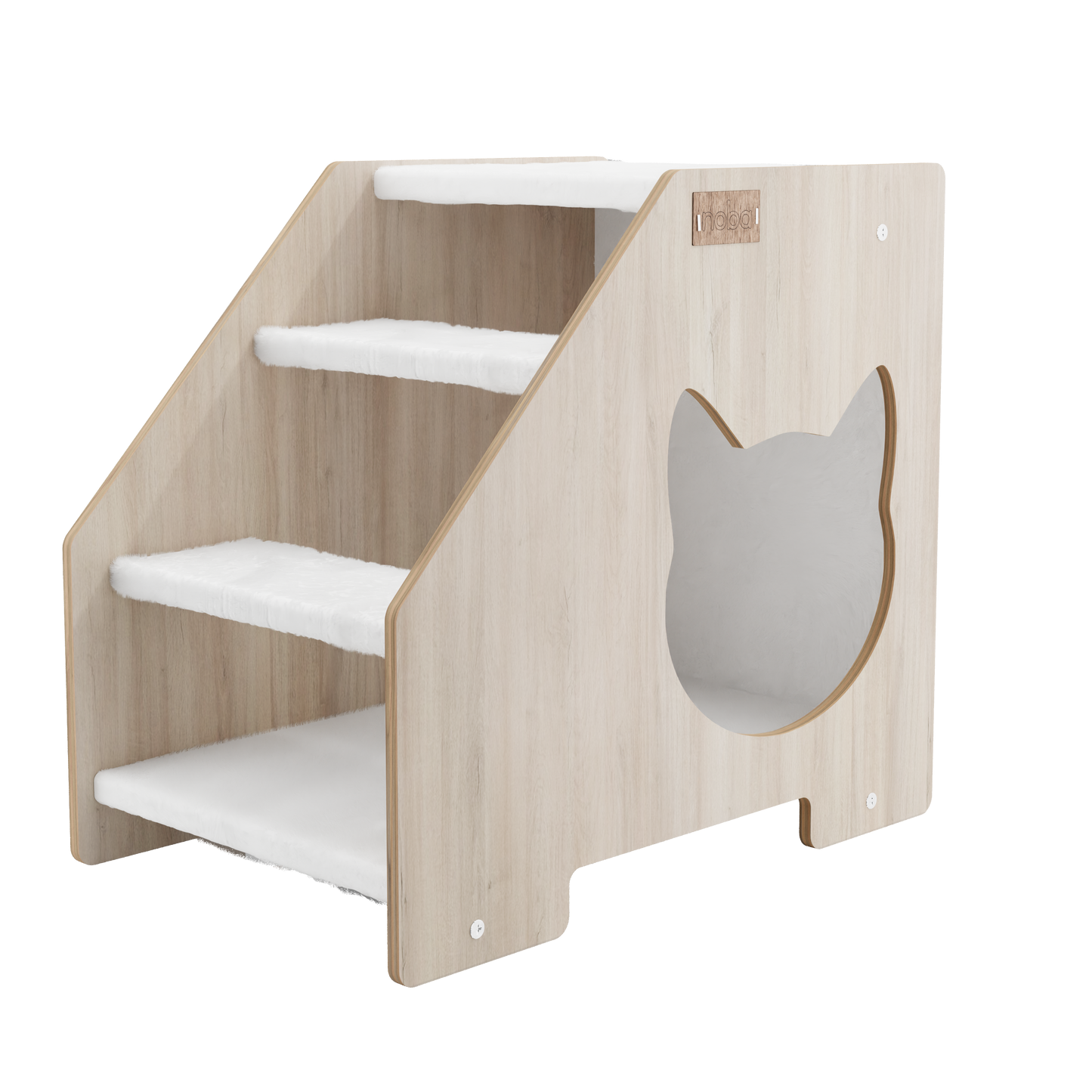 Cachette Escalier – Confort et Jeu pour Chats et Petits Chiens