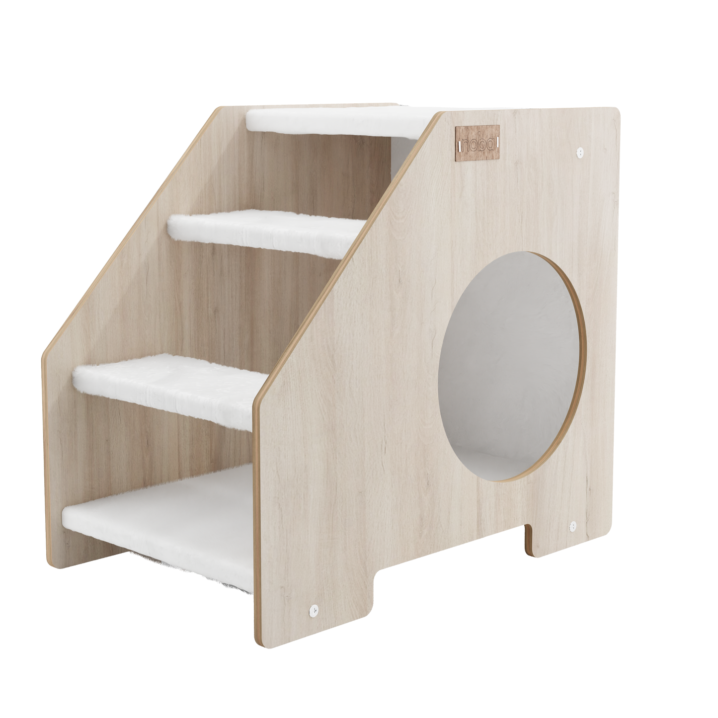 Cachette Escalier – Confort et Jeu pour Chats et Petits Chiens