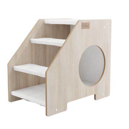 Cachette Escalier – Confort et Jeu pour Chats et Petits Chiens