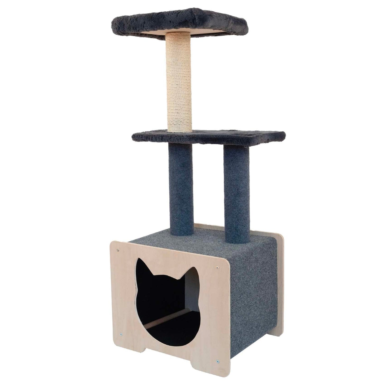 Arbre à Chat Deluxe The Hut – Aire de Jeu et Repos Haut de Gamme