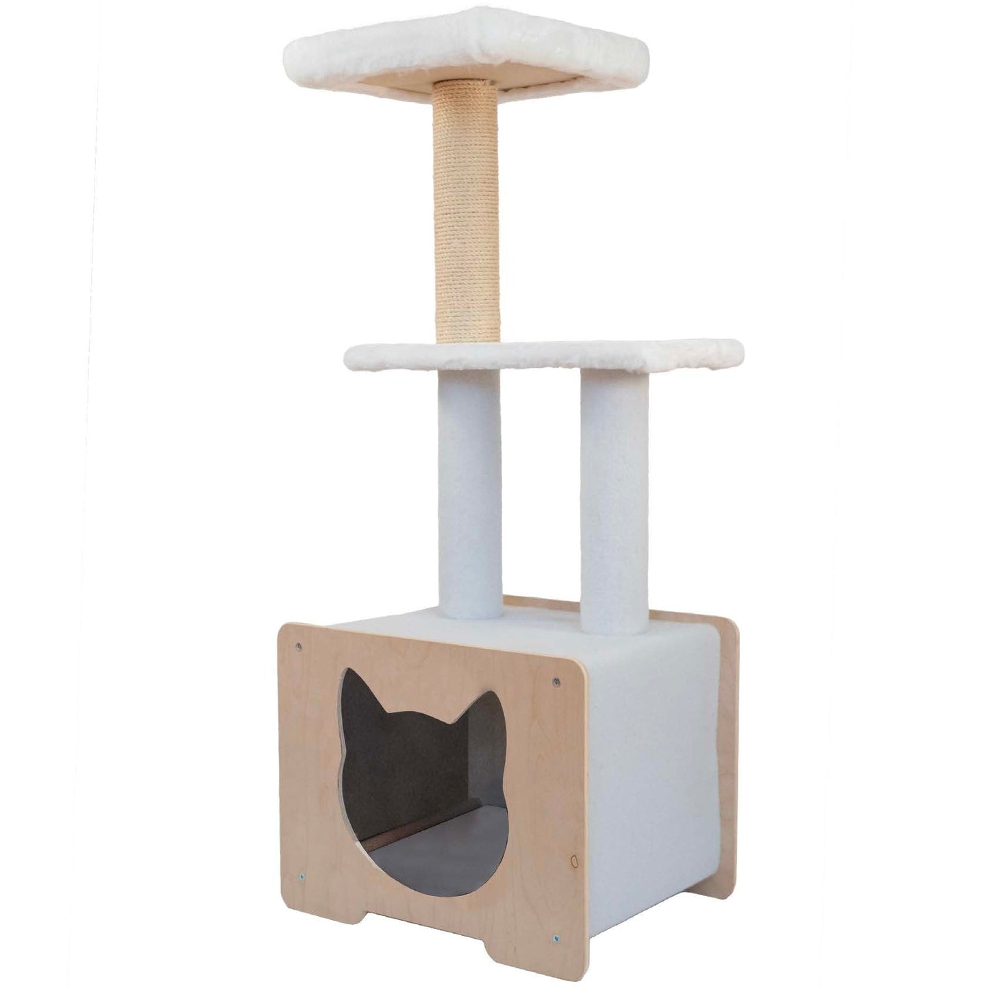 Arbre à Chat Deluxe The Hut – Aire de Jeu et Repos Haut de Gamme