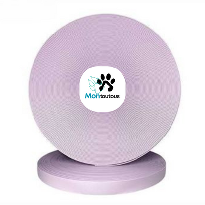 Collier 1’’ en Biothane pour chien – Attache noir- Fait Main au Québec - Montoutous 