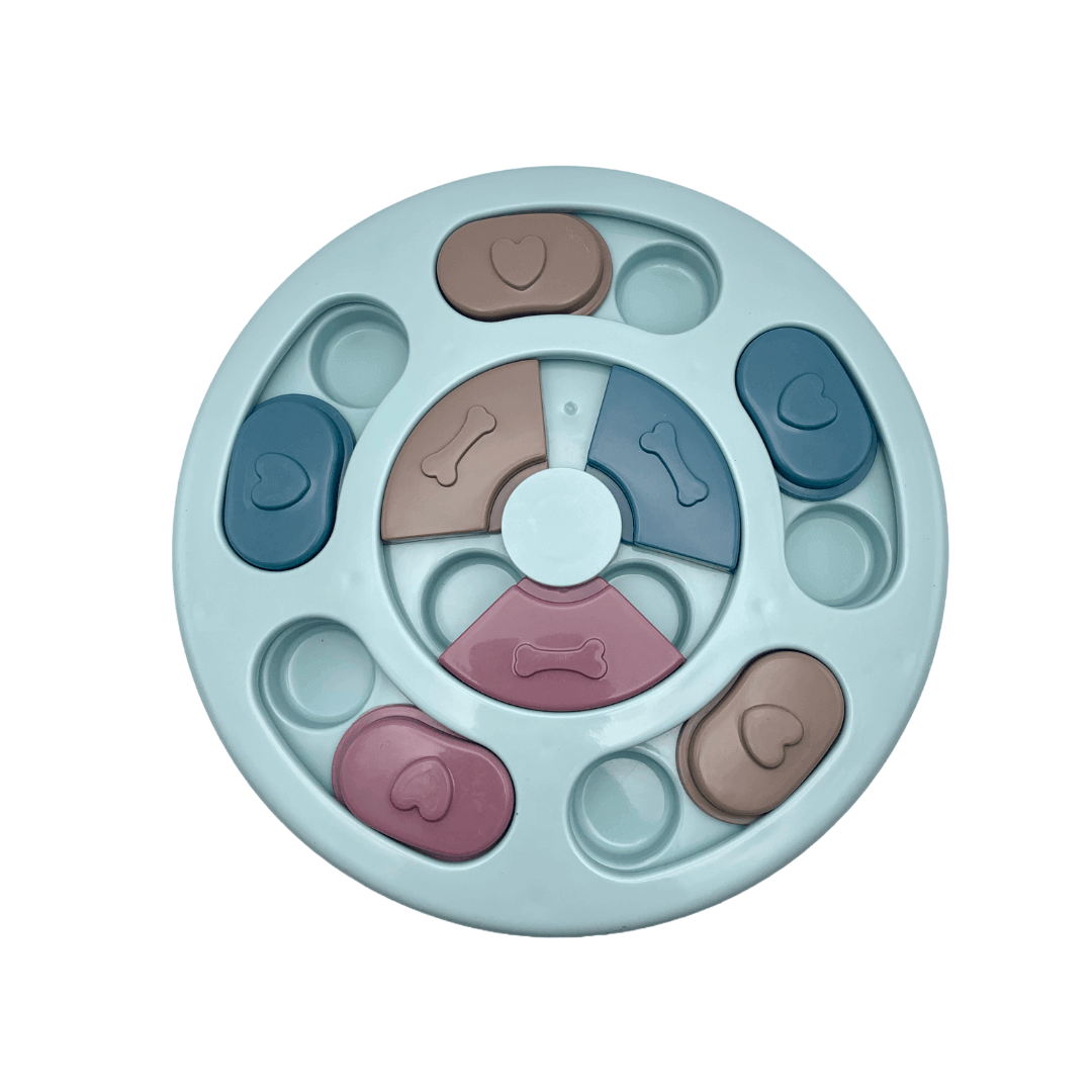 Puzzle interactif pour chien – Cœur et os