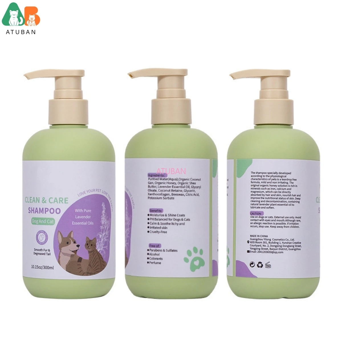 Shampooing et revitalisant pour chiens