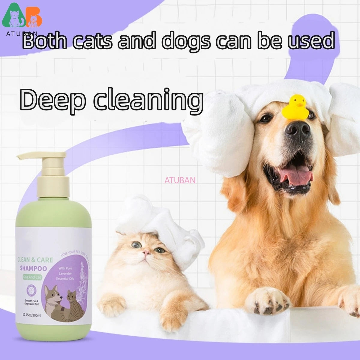 Shampooing et revitalisant pour chiens