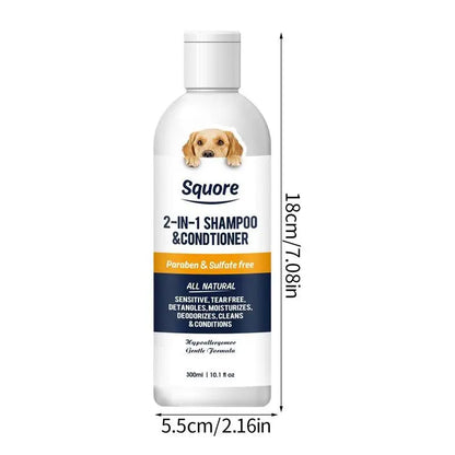 Shampoing & Conditionner 2 en 1 pour chien