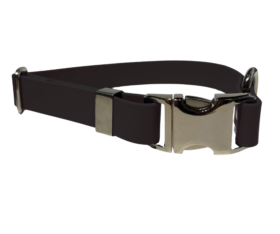 Collier en Biothane pour chien – Boucle en aluminium à attache rapide