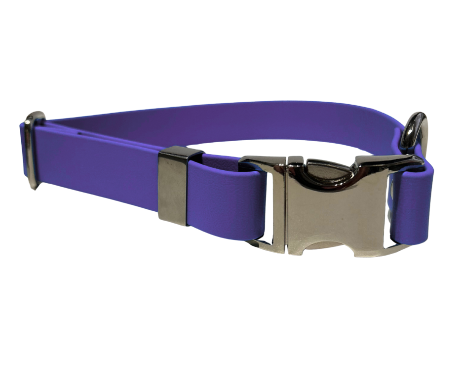 Collier en Biothane pour chien – Boucle en aluminium à attache rapide