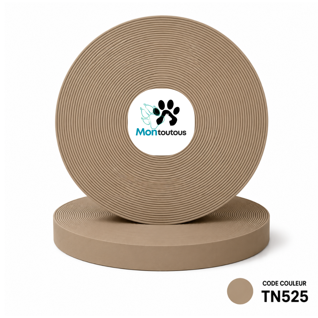 Licou de toilettage en BioThane pour chien 19" et 21" | Fait main au Québec