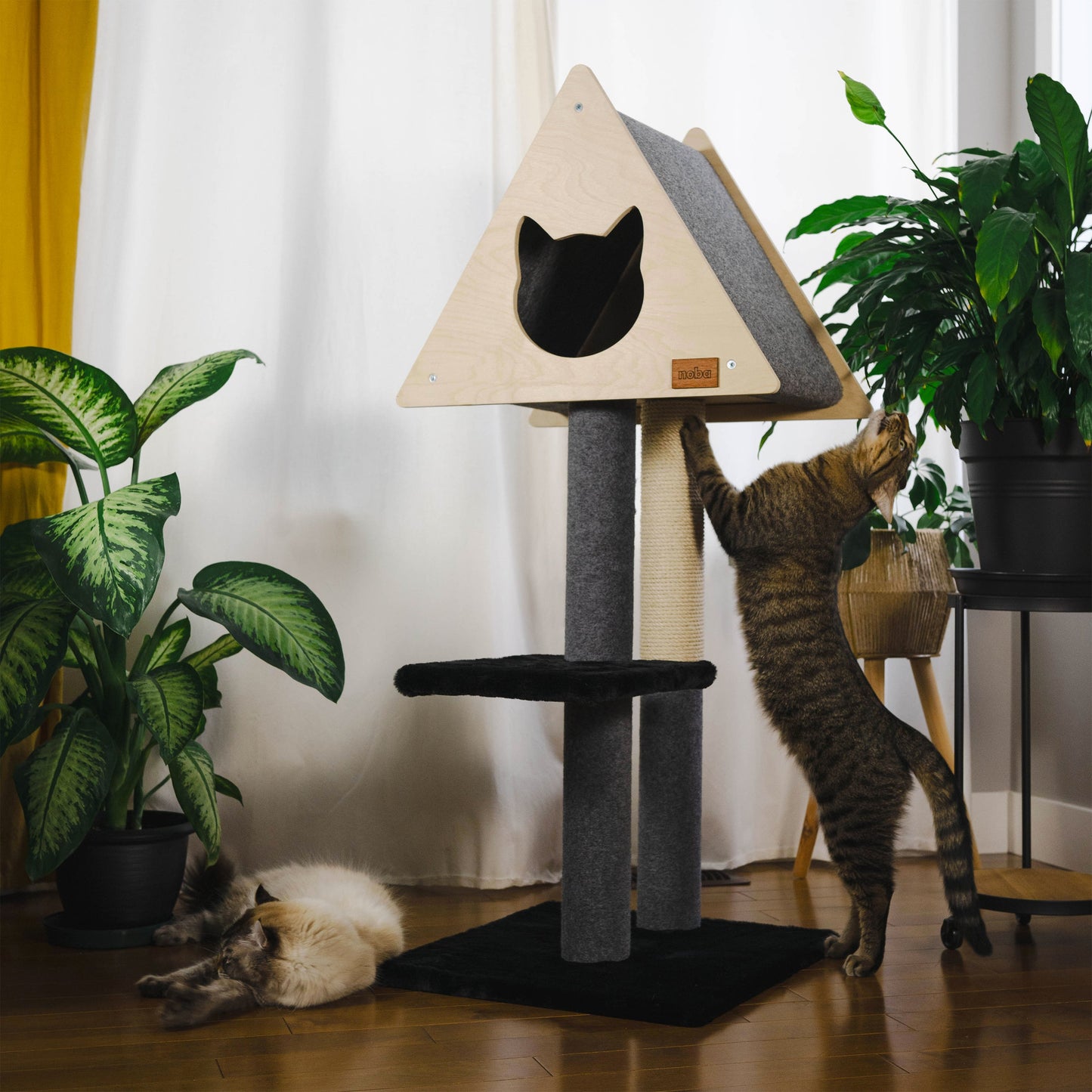 Arbre à Chat Deluxe Teepee – Aire de Jeu Élégante et Écologique
