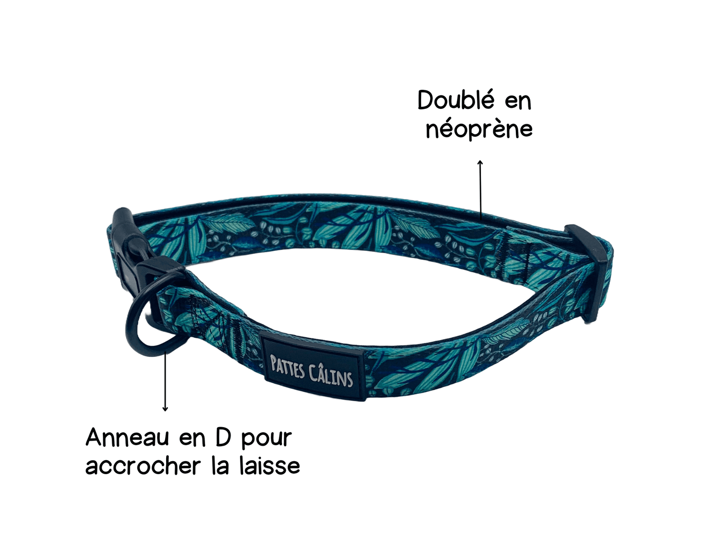 Ensemble “Dans la jungle” – Harnais, laisse et collier pour petit chien ou chat  79,99 $