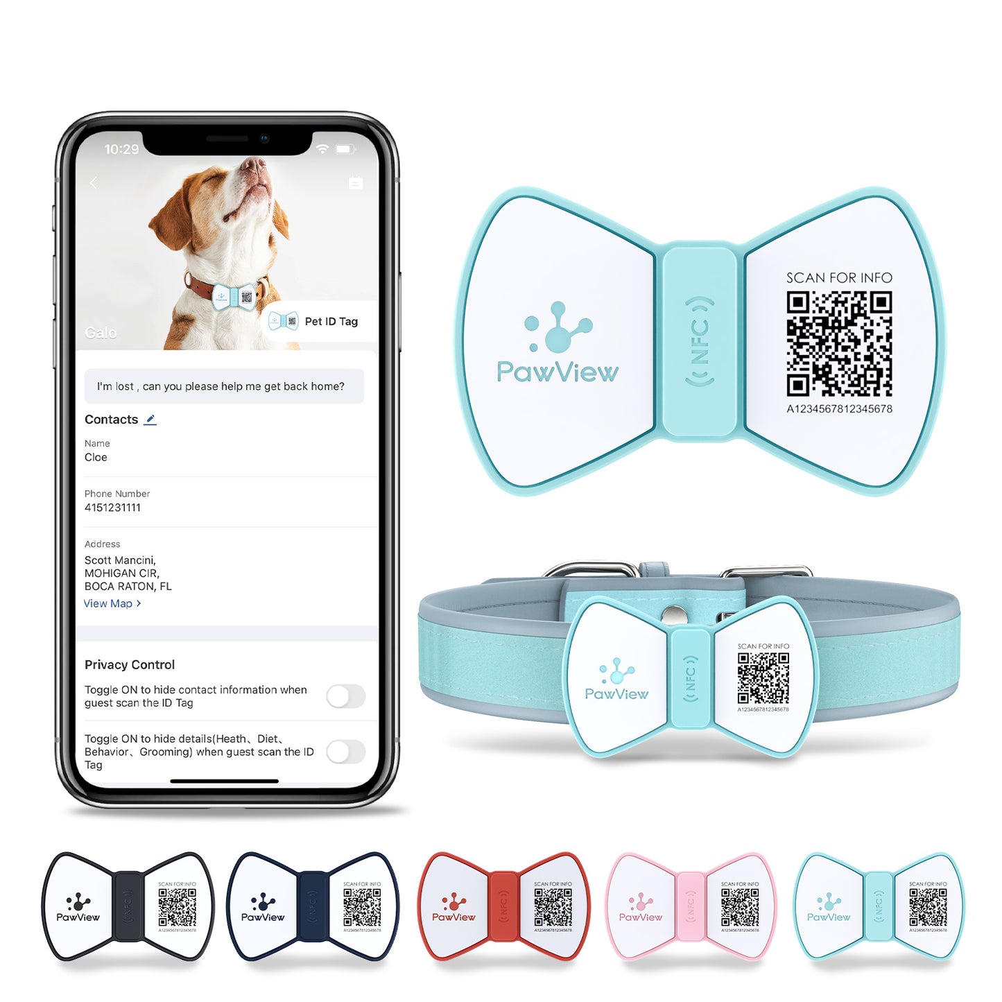 Étiquette Intelligente QR pour Chiens et Chats