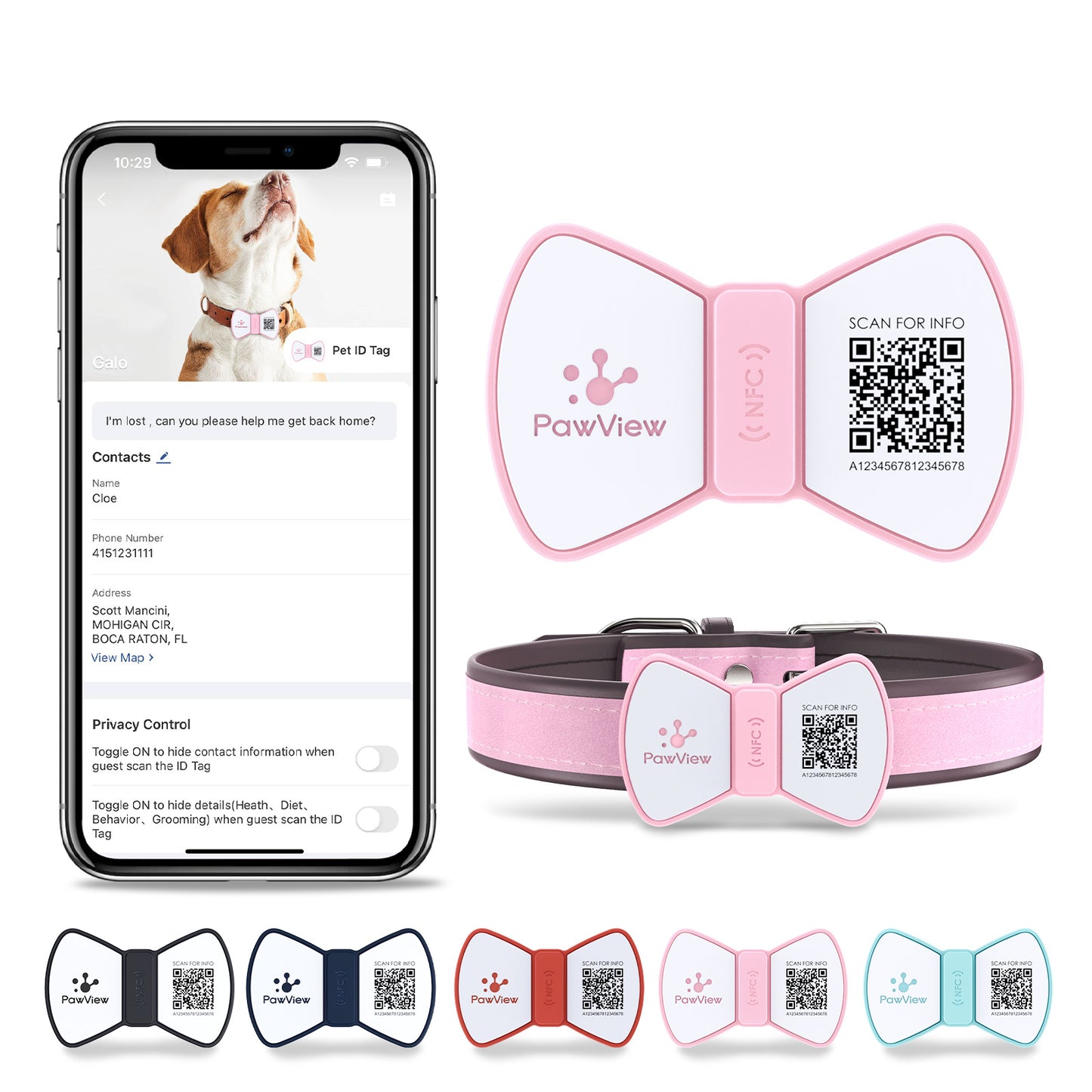 Étiquette Intelligente QR pour Chiens et Chats